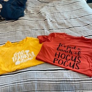 Bundle of women’s Halloween/fall shirts
